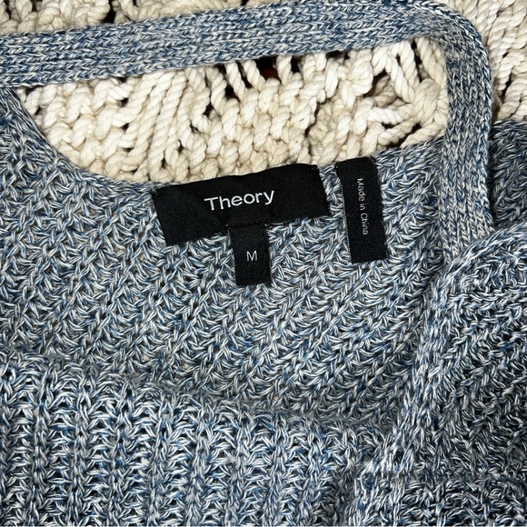 Theory | Lalora Linen Cutout Back Sweater - Picture 6 of 8